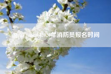 雅安2020年消防员报名时间