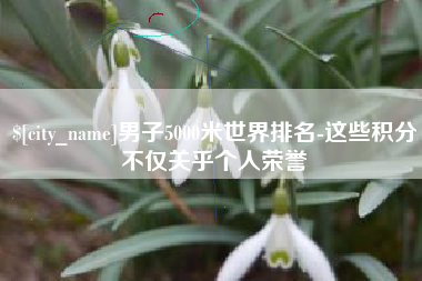 雅安男子5000米世界排名-这些积分不仅关乎个人荣誉