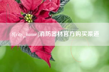 雅安消防器材官方购买渠道