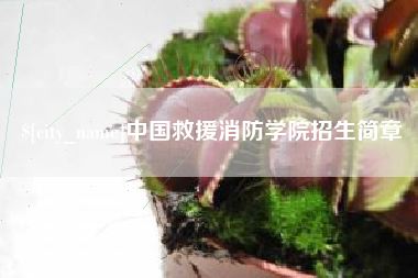 雅安中国救援消防学院招生简章