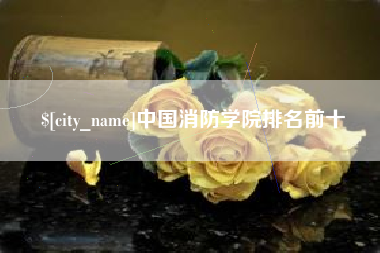 雅安中国消防学院排名前十