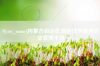 雅安内蒙古自治区消防技术服务执业管理平台