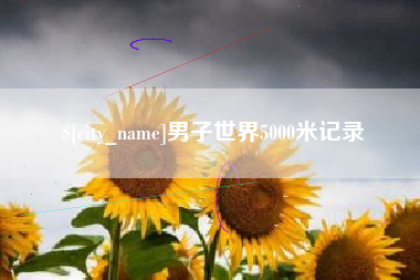 雅安男子世界5000米记录