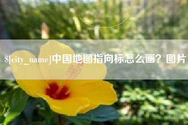 雅安中国地图指向标怎么画？图片