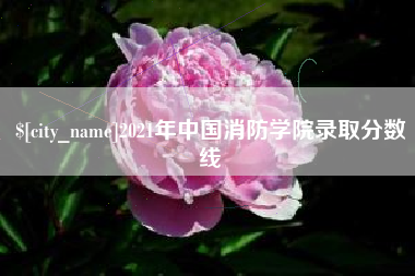 雅安2021年中国消防学院录取分数线