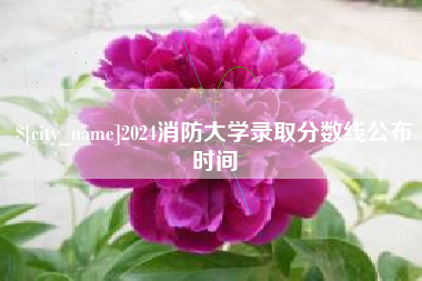 雅安2024消防大学录取分数线公布时间