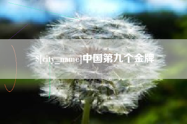 雅安中国第九个金牌