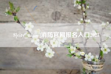 雅安消防官网报名入口2023