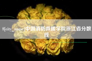 雅安中国消防救援学院浙江省分数线