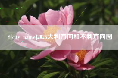 雅安2025大利方向和不利方向图