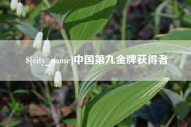 雅安中国第九金牌获得者