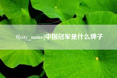 雅安中国冠军是什么牌子