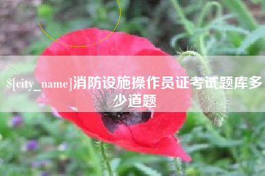 雅安消防设施操作员证考试题库多少道题
