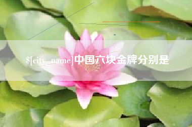 雅安中国六块金牌分别是