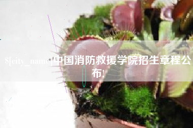 雅安中国消防救援学院招生章程公布!