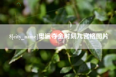 雅安奥运夺金时刻九宫格图片